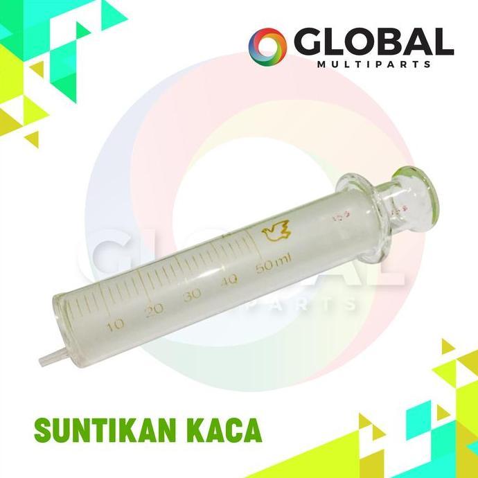 Kantorlengkap- Glass Syringe / Suntikan Kaca 50 Ml