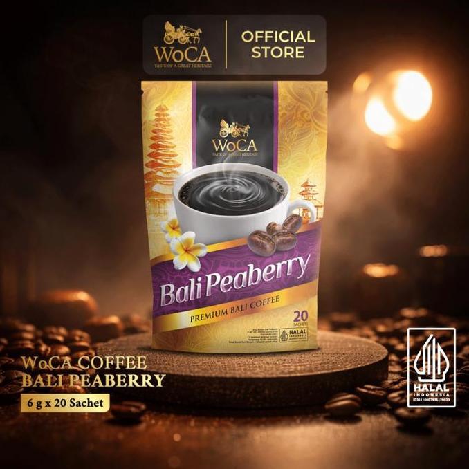 Pikadhamy  - WoCA Kopi Bubuk Bali Peaberry 20 Sachets