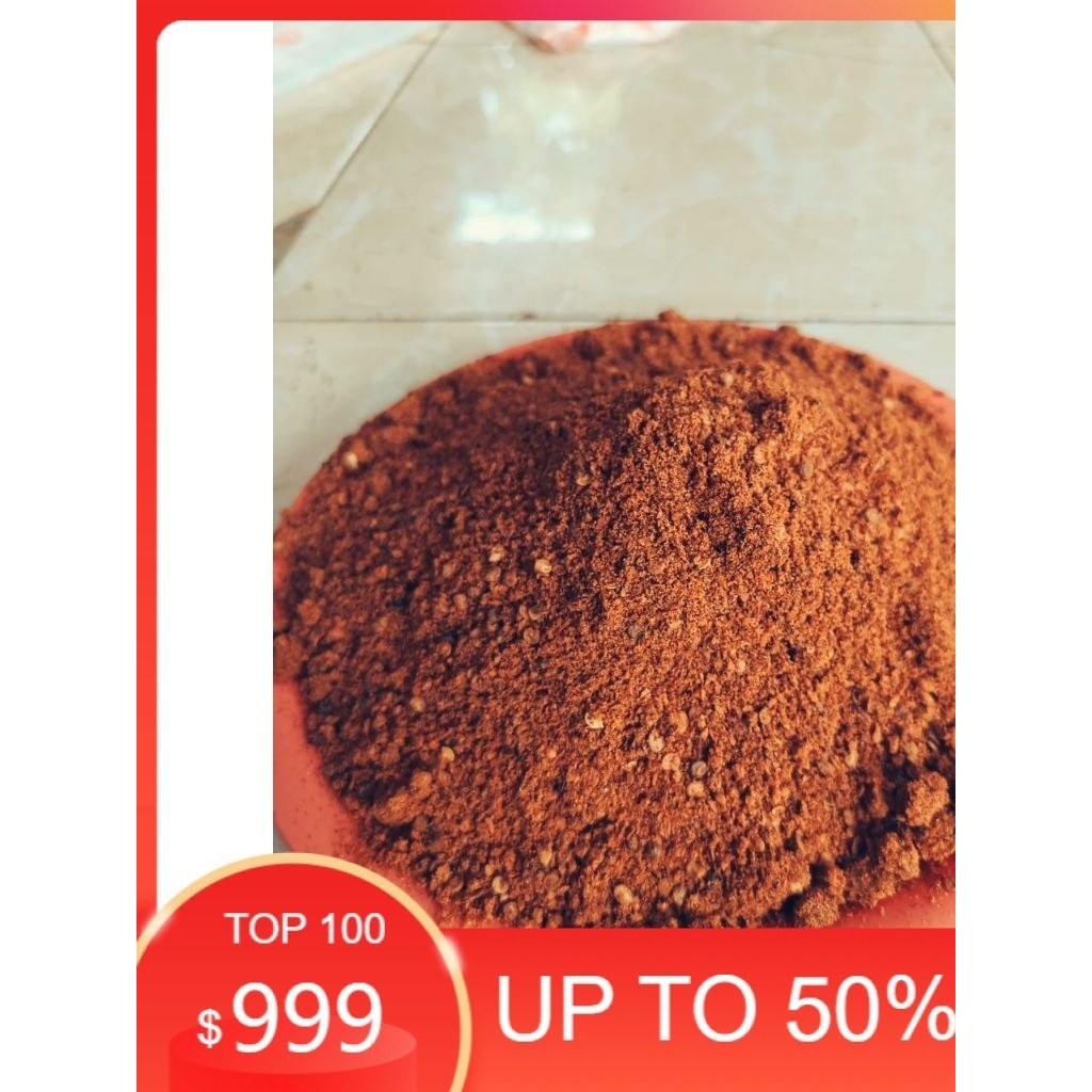 BUBUK CABE KASAR EXTRA PEDAS cabe bubuk kasar super pedas Chilli flake pedas 1kg cabe giling kasar K