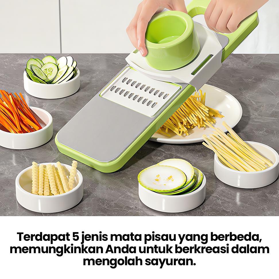 TERMURAH Alat pemotong sayur multifungsi, mesin parut kentang, alat pengiris sayur dapur, alat parut