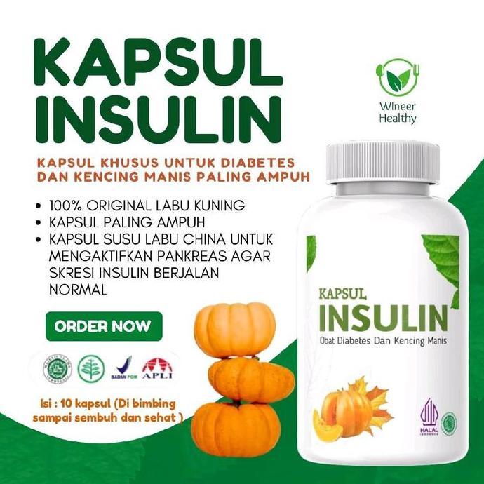 Zerox- Kapsul Labu Cina Herball Cina Susu Labu Cina Untuk Diabetes Original