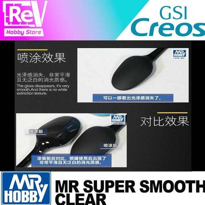 Mumpungready- Mr Super Smooth Flat Spray Top Coat Mr Color Cat Gundam Airbrush B530