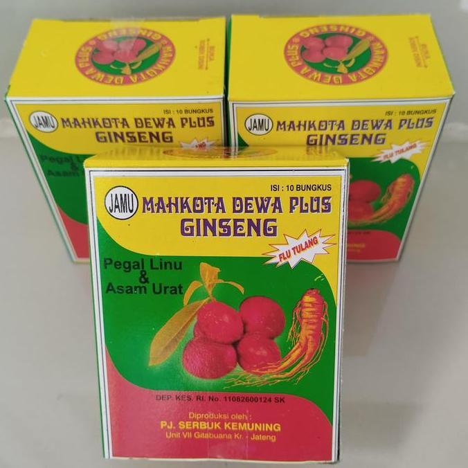 Zerox- Jamu Mahkota Dewa Plus Ginseng