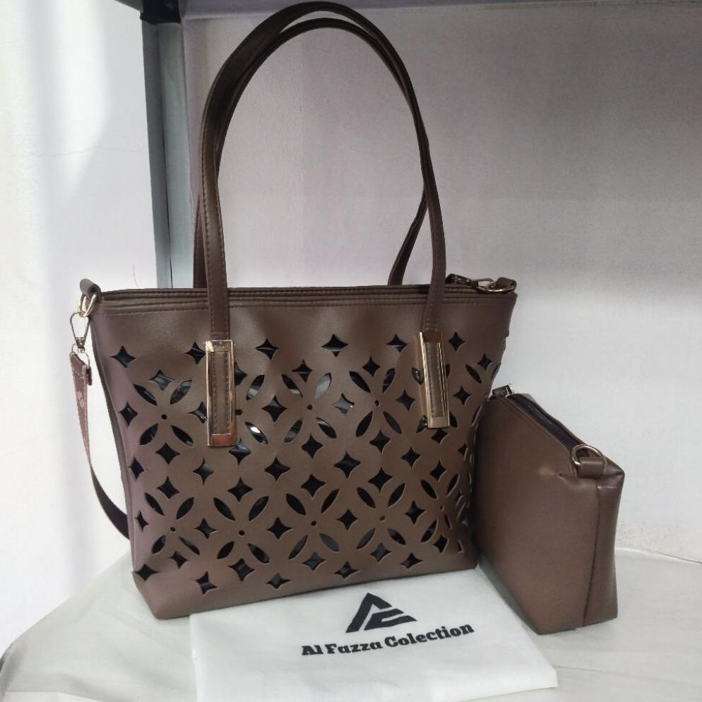 alfaza tas wanita Tote satu rfree dompet Termurah