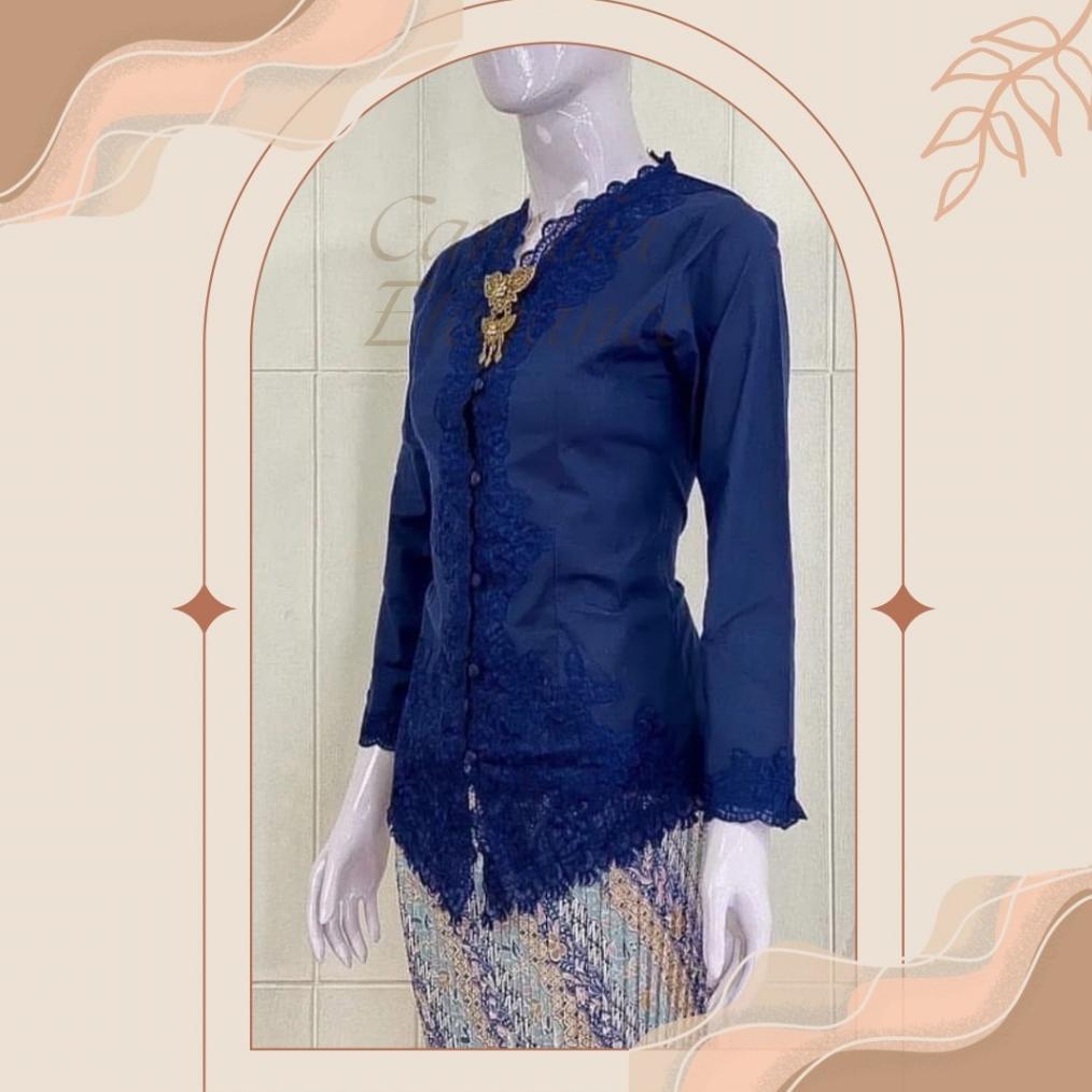 Gratong Atasan Kebaya Encim Kartini Jumbo Ld 120 Cm | Kebaya Wisuda Modern | Kebaya Pesta | Baju Kon