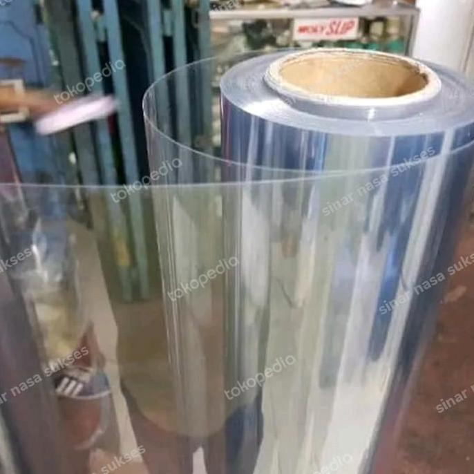 Plastik mika kaku bening 0.3mm rigid pvc sheet super cleer transparan