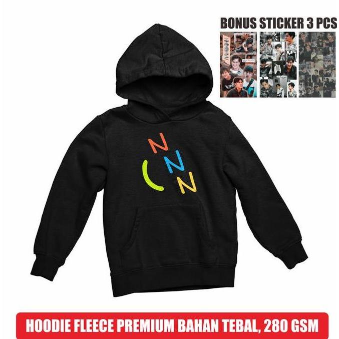 DE6 - BA043 Hoodie Bonus Sticker Triple N Nanon Korapat Thailand