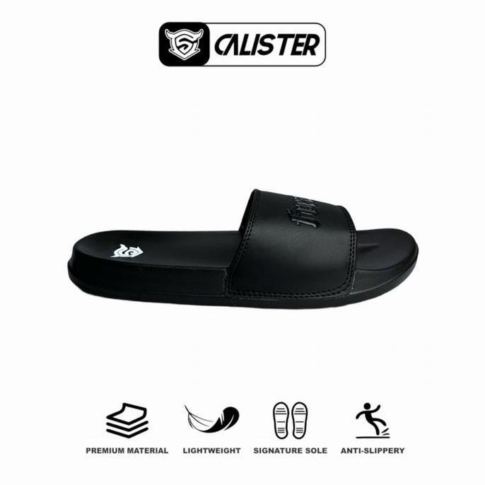 New Freak Sandal Pria Slop Logo Timbul Simple Karet Shoes