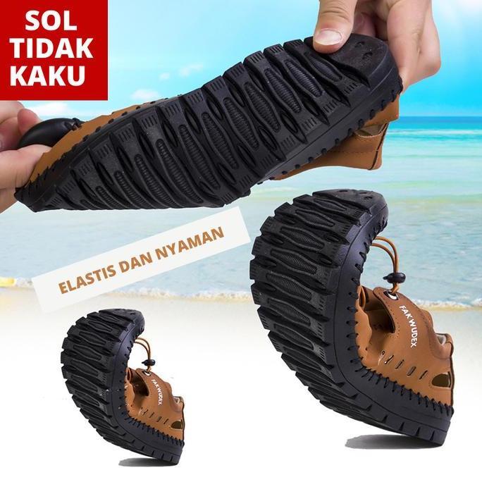 Sepatu Sandal Pria Sepatu Sandal Pria Kulit Casual Import Sepatu Sendal Anti Slip Santai