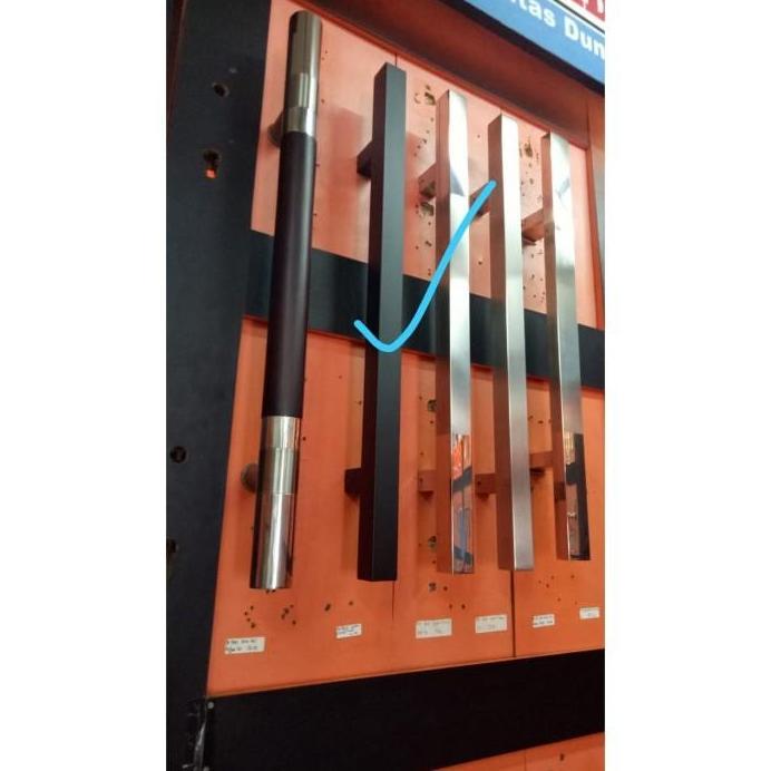 PULL HANDLE SQ PH DL802 40x20x600X800 Black Pipa Kotak Hitam 60 x 80