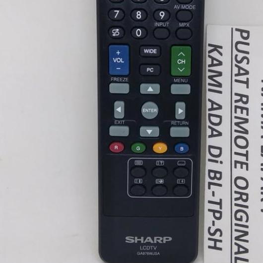 REMOTE REMOT TV LED SHARP AQUOS ORI ORIGINAL ASLI