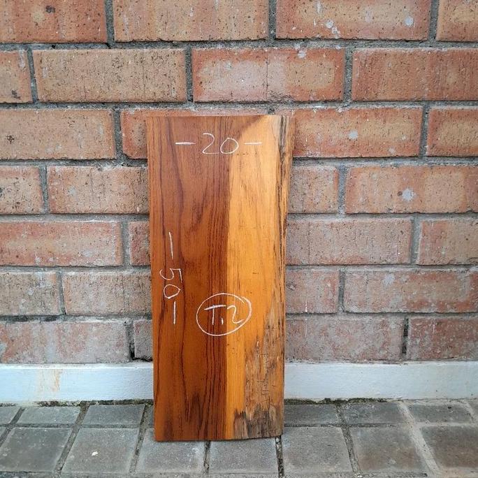 Papan Ambalan Meja Konsol Kayu Jati Asli Natural Prefinished A1 50cm