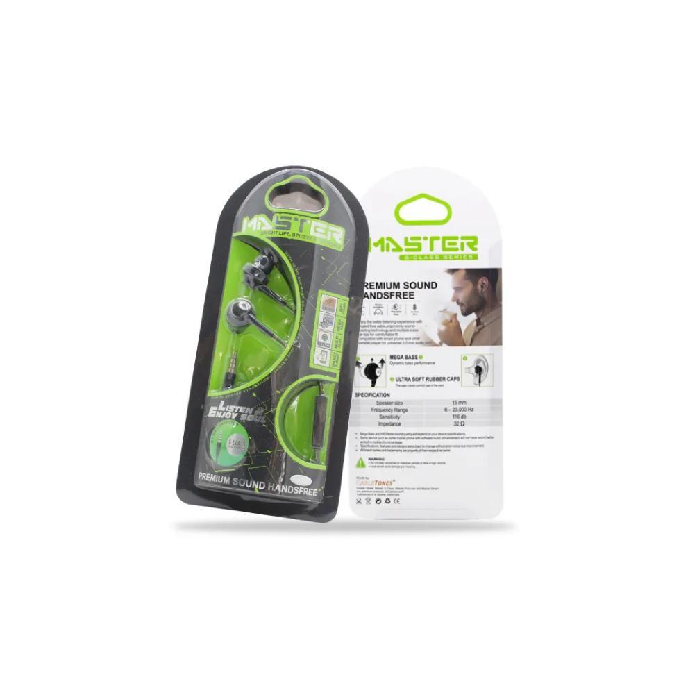 NEW Headset Earphone Handfree Mega Bass Merk Master