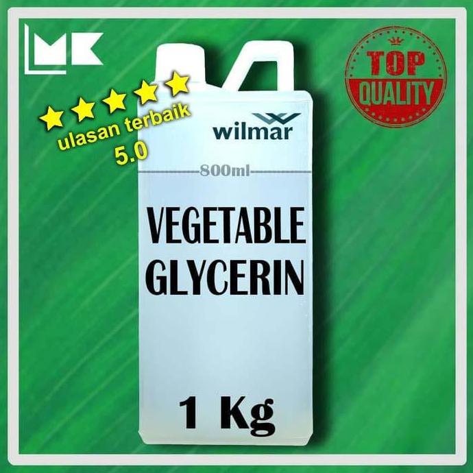 VEGETABLE GLYCERINE - GLISERIN USP GRADE merk WILMAR 1 Kg Hand Tangan