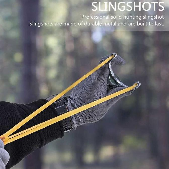 Nanabee312  - mainan ketapel modern slingshot aluminium