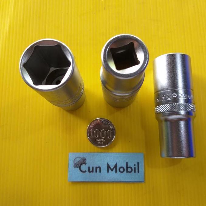 KUNCI SOK PANJANG 22 MM 6PT 1/2" TEKIRO HIGH QUALITY