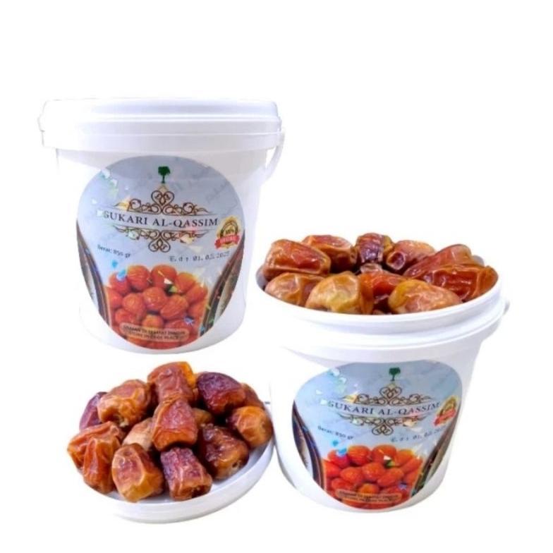 Terbaru kurma sukari ember 800gr Al qasim/kurma sukari Al qassim