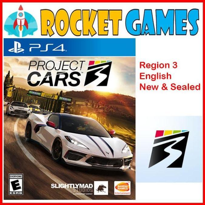 PS4 Project Cars 3 / Project Cars3 Region 3 Asia / English