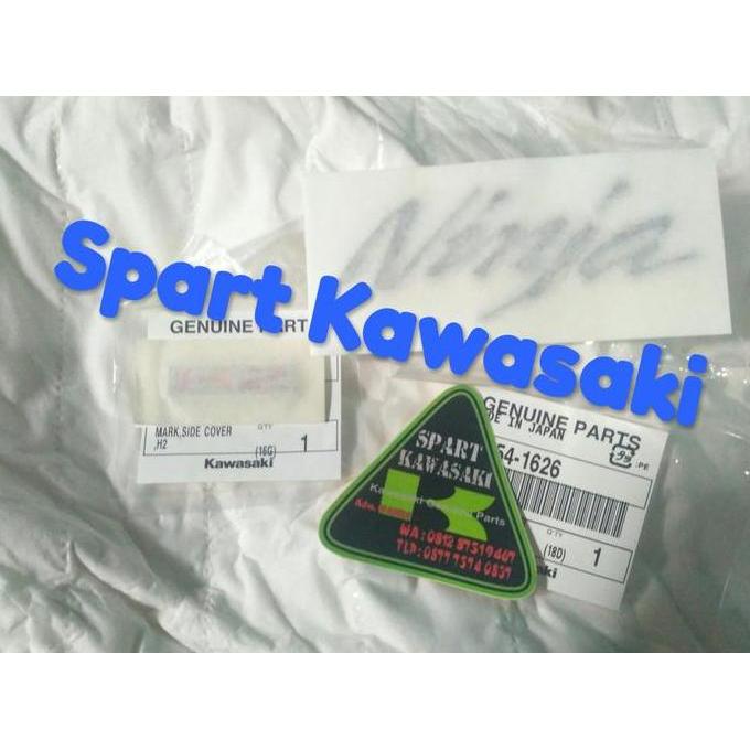 Emblem stiker sticker logo Ninja H2 H2R Orinal Kawasaki