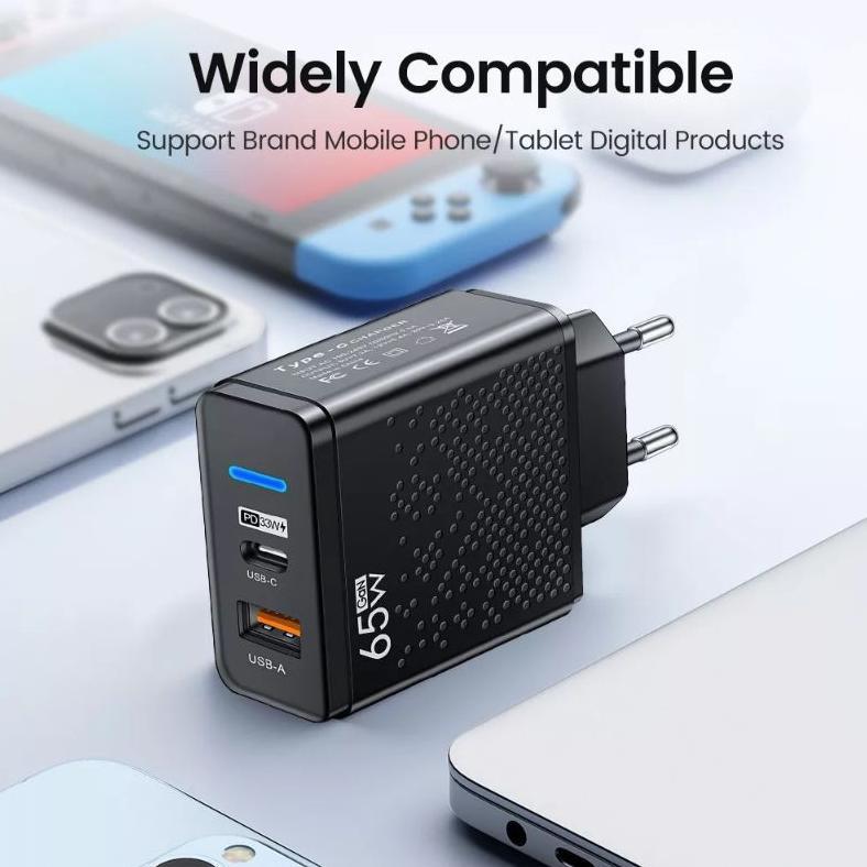 Sale charger  65watt  + tipe c Xiaomi Oppo Samsung vivo