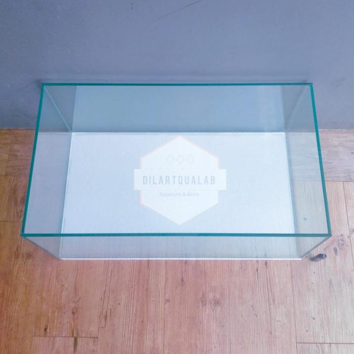 Aquarium Custom 70x40x30 Full 8mm Rimless Gosok Halus Mesin Pre Order