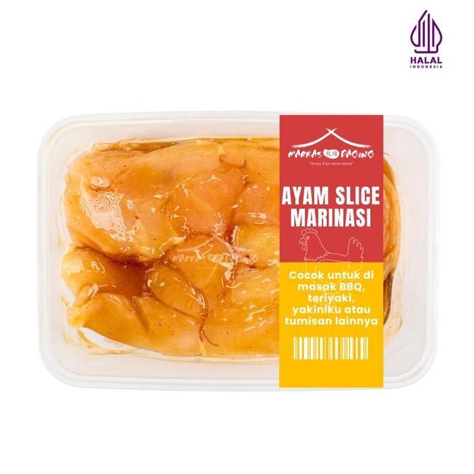 Carne- Marinasi Ayam Fillet Slice | Daging Ayam Fillet Dada Marinasi Bbq - Markasdaging