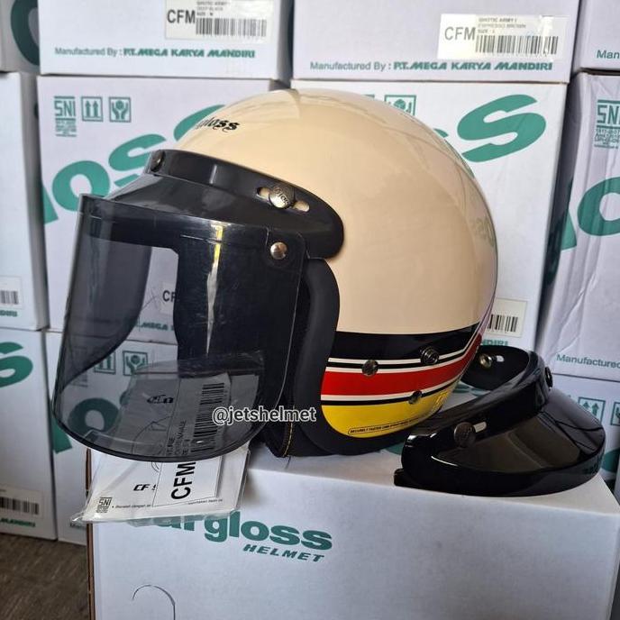 Helm cargloss CFM motif Vintage avorio Naide