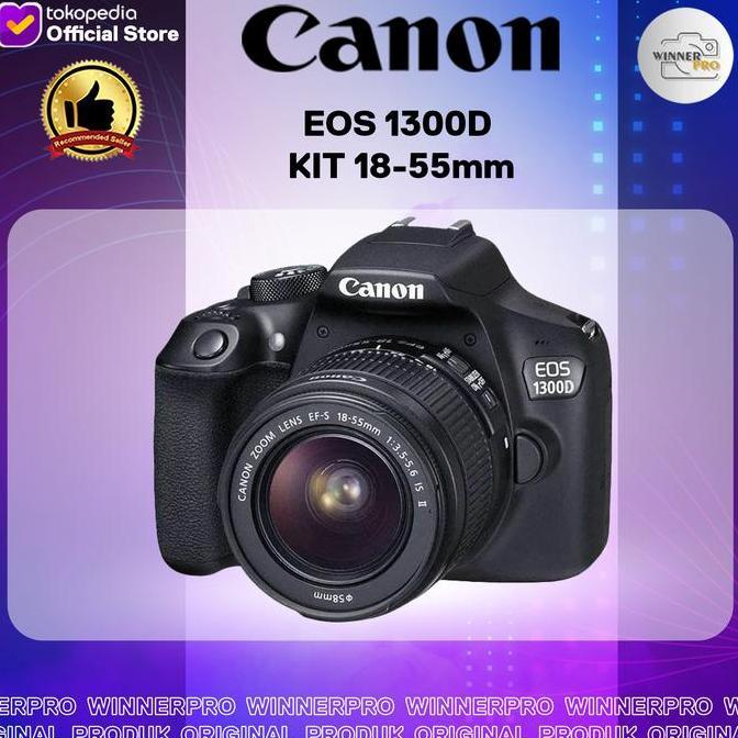 Topsellerijawa - KAMERA CANON EOS 1300D KIT 18-55mm / CANON 1300D / EOS 1300D