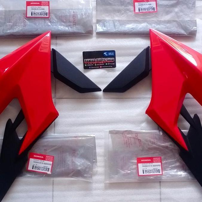 shroud cb150r led merah sayap tangki cb150r merah cover tangki cb150r