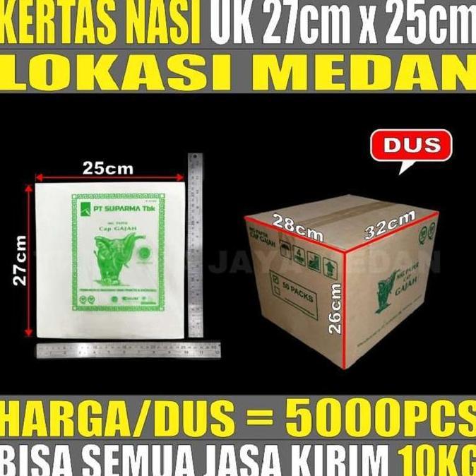TERMURAH - Kertas Nasi Kfc Pembungkus Nasi Dus Semua Jasa Kirim Ekspedisi Medan