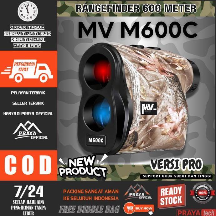 PRAYATECH RANGEFINDER LASER TEROPONG UKUR JARAK RANGE FINDER DIGITAL TERBARU ORIGINAL DAN TERPERCAYA