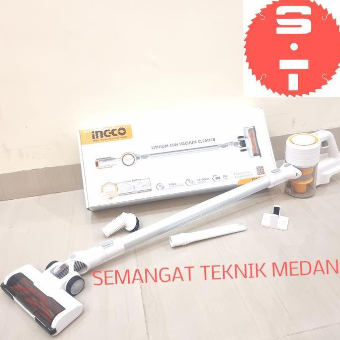 TERMURAH - CVLI2006 VACUUM VACUM CLEANER CORDLESS SEDOT HISAP DEBU 20V UNIT INGCO