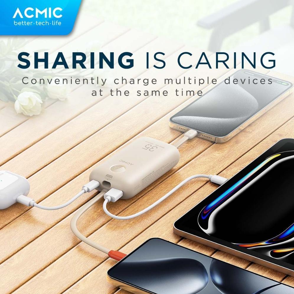 New Product [New Launch] Acmic Neopower Super Mini 35W Power Bank With Super Fast Charging For Samsu