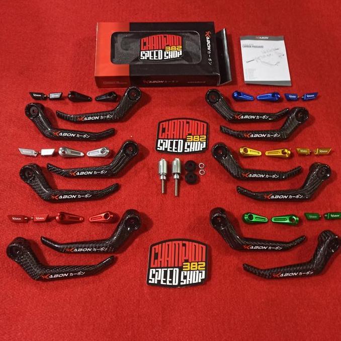 HANDGUARD PROGUARD LEVER GUARD KABON CARBON KEVLAR V2 UNIVERSAL ORIGINAL DAN TERPERCAYA