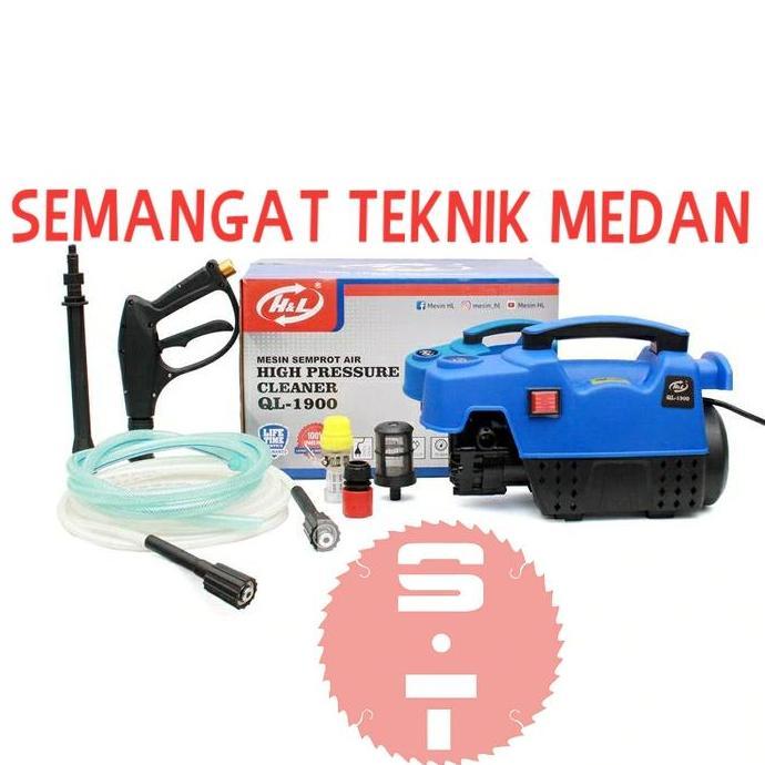 TERMURAH - QL-1900 MESIN STEAM CUCI MOBIL MOTOR JET CLEANER AC H&L QL - 1900