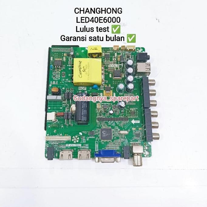Mb CHANGHONG LED40E6000 40E6000 mainboard mobo modul mesin tv motherboard led CVCU32
