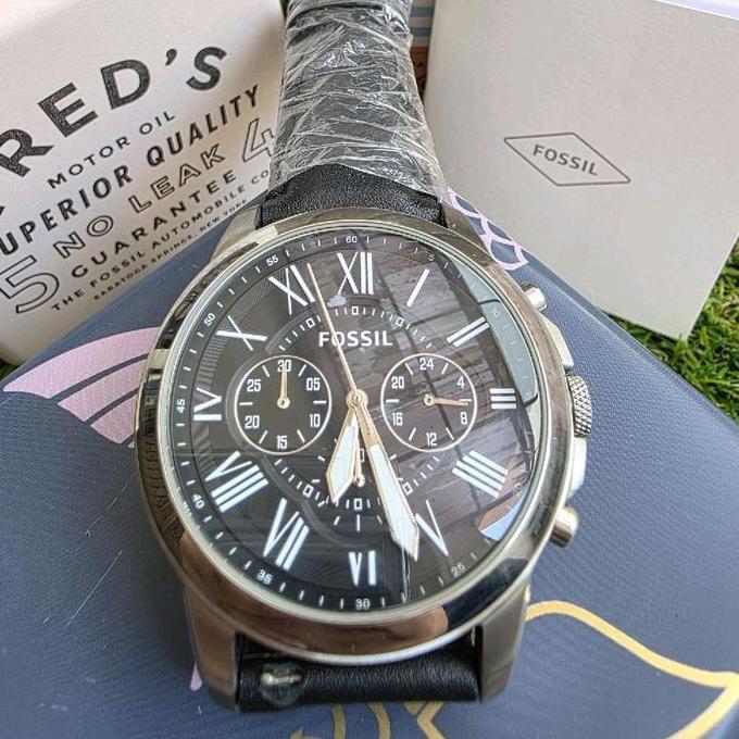 JAM TANGAN PRIA FS4812IE FS 4812IE LEATHER STRAP ORIGINAL