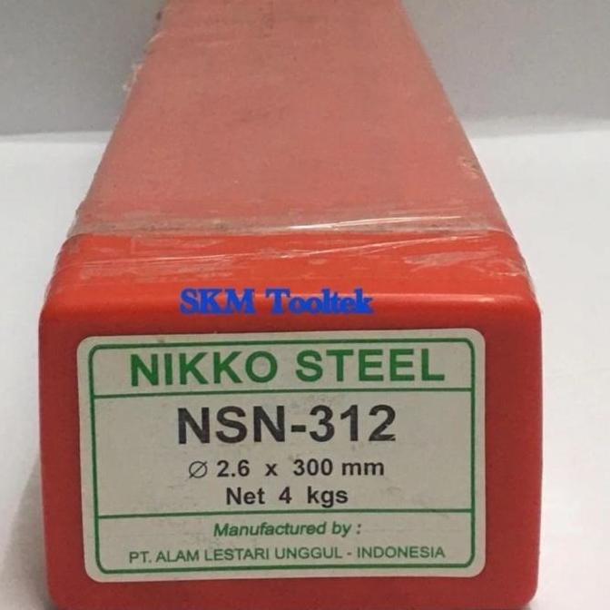 TERMURAH - Kawat Las Stainless Steel Nikko Steel NSN 312 2,6MM Kawat Las Stainless Steel NSN-312 2,6