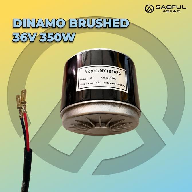 Dinamo Brushed 24v 36V 350W Scooter Electric Motor Skuter Listrik