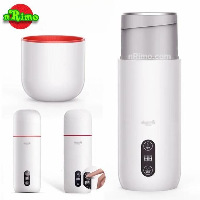Botol Minum Pemanas Air Listrik Portable Electric Water Bottle 350 ml