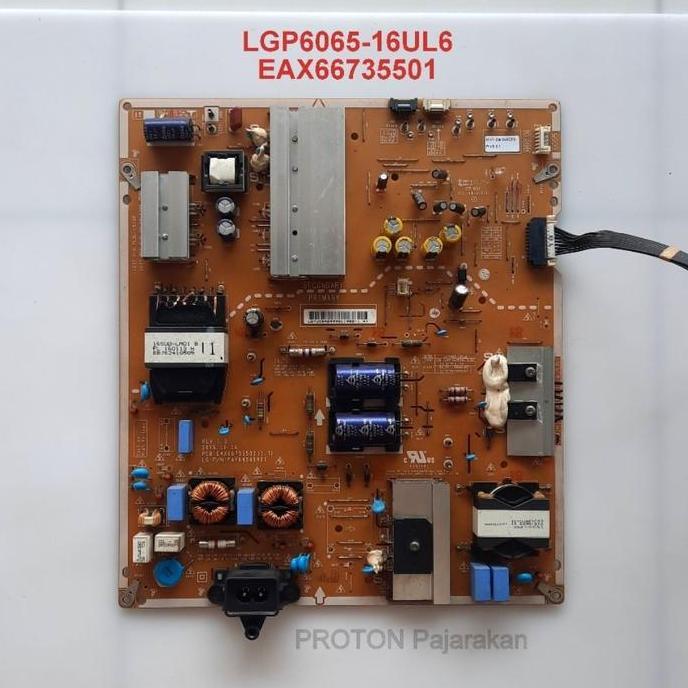 PSU LED TV LG 60UH770T 60UH770T-TA Mesin Power Supply LCD LGP6065-16UL6 EAX66735501 EAY64249901 PLDL