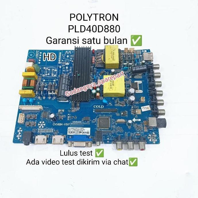 Mb POLYTRON PLD40D880 PLD 40D880 mainboard HD mobo modul mesin tv motherboard CVCU32