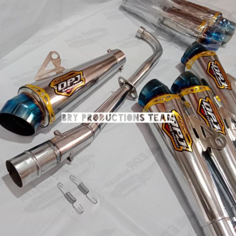 Termurah !! Knalpot Racing Dpj Supra Karisma Revo Jupiter Astrea Dll