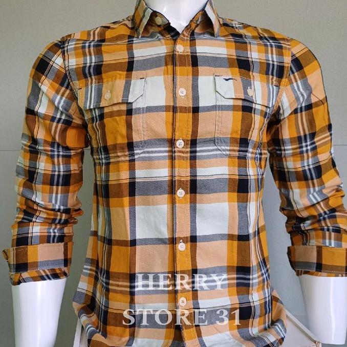 (TERBARU) KEMEJA CARDINAL JEANS SLIMFIT PREMIUM QUALITY KUNING