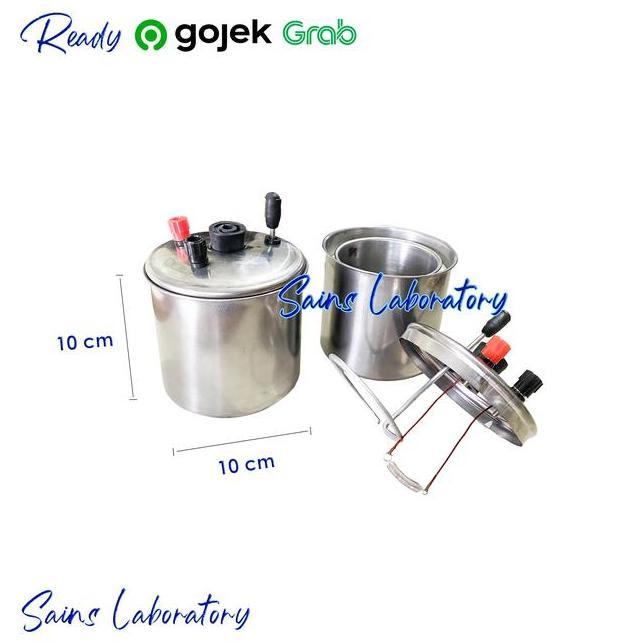 Kalmeter Joule Stainles Calmeter Alat Pengukur Kalor Logam 1 Pcs