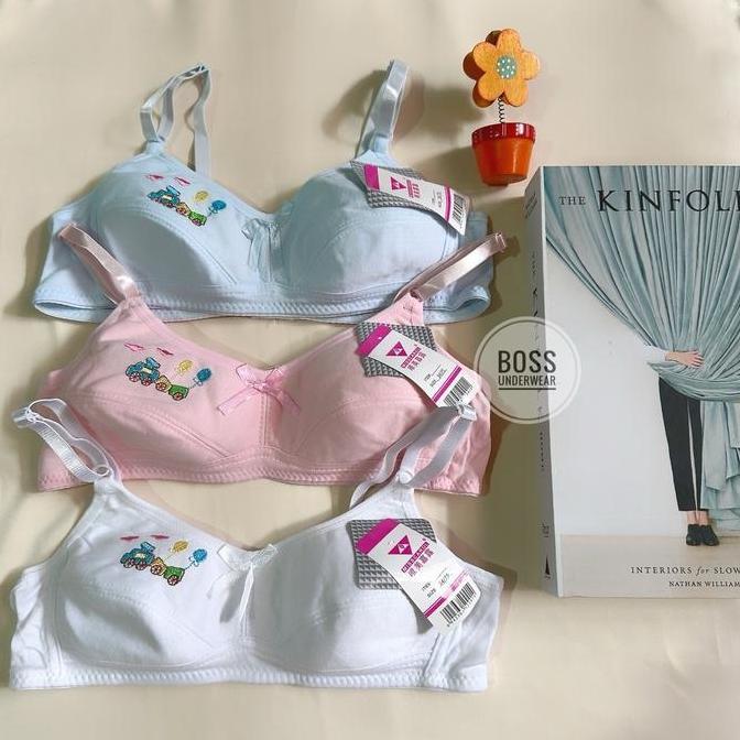 Sport bra remaja katun, bra sport remaja, pakaian dalam anak cewe, fashion anak, BH sport katun halu