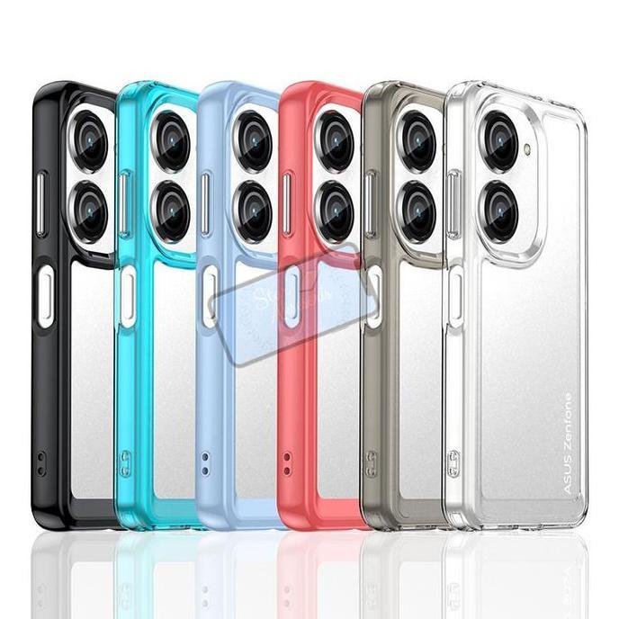 Casing Zenfone 9 Case Rugged Shield Original Elegant Colorful Crystal Clear