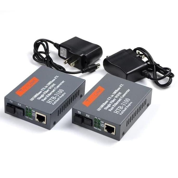 TERLARIS NETLINK HTB3100 AB HTB-3100 AB HTB3100AB SINGLEMODE MEDIA CONVERTER
