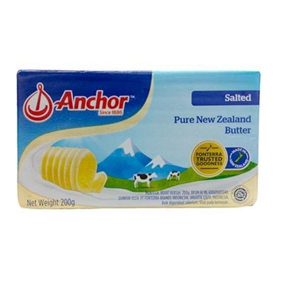 Cod,Sajabisa- Salted Butter Anchor Pure New Zealand Butter / Mentega Anchor 7G