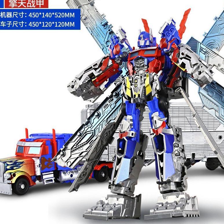 Mainan Robot Deformation Optimus Prime Besar / Mainan Robot Robot Anak Bisa berubah jadi Mobil dan R